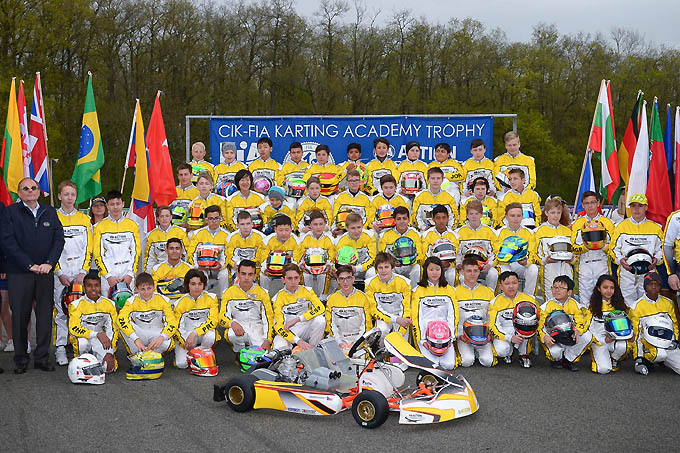 CIK FIA all drivers Karting Academy